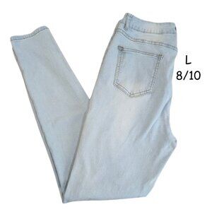 👖 Light‑Wash Denim Jeans – Size L